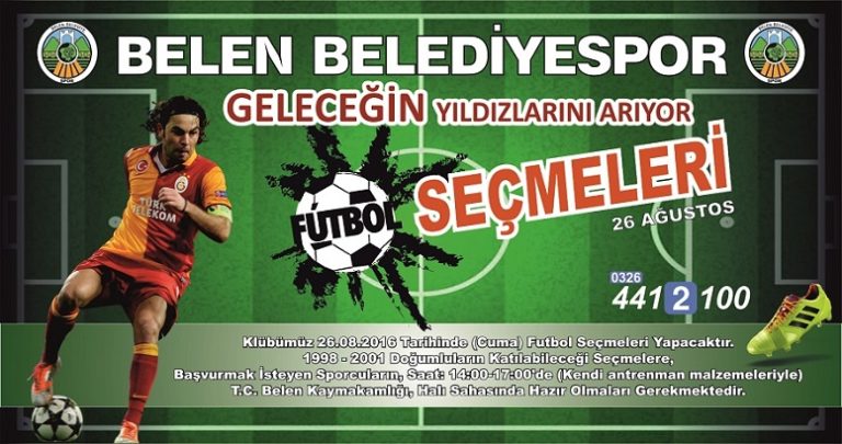 Belen Belediyespor, Geleceğin Yıldızlarını Arıyor