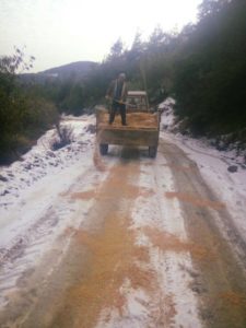 Yol Tuzlama Çalışmaları Aralıksız Devam Ediyor...