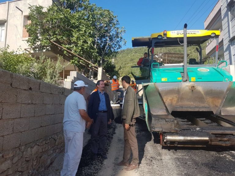 Gedik Mahallemizde Asfalt Başladı.