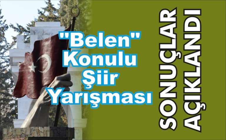 Belen Konulu Şiir Yarışmasında Sonuçlar Açıklandı.