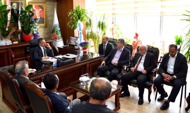 Muhtarlardan Belediye Başkanı İbrahim Gül'e, Hayırlı Olsun Ziyareti.