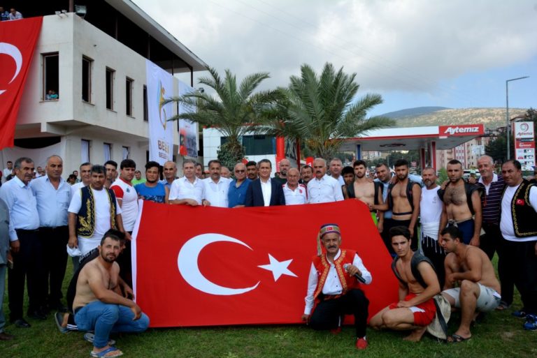 Belen Kaymakamı Hayrettin Baskın Güreş Ağası...