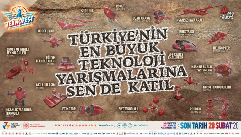 TEKNOFEST 2020 Teknoloji Yarışma Başvuruları Başladı!