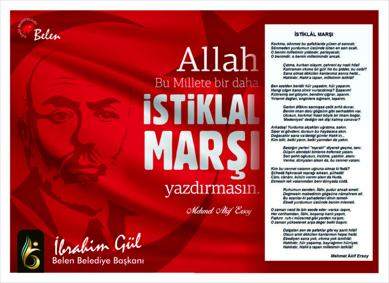Akif, İstiklal Marşı'nın Sözlerini, Yüce Duygularla Yazmıştır..!