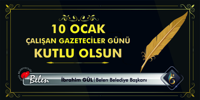 10 Ocak Çalışan Gazeteciler Günü Mesajı