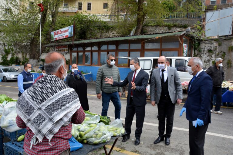 Başkan ve Kaymakamdan Covit - 19 denetimi