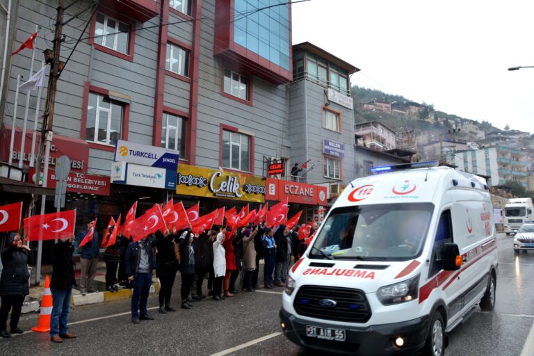 Belen'den Şehide Anlamlı Veda...